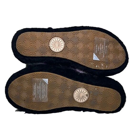 UGG - Women’s "Fluff Yeah" Shearling Slipper Magnolia Tie Dye- Size US 9 Purple - Picture 13 of 14